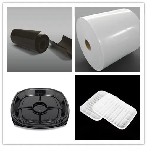 Läikiva pinnaga plastist HIPS leht termoformimiseks